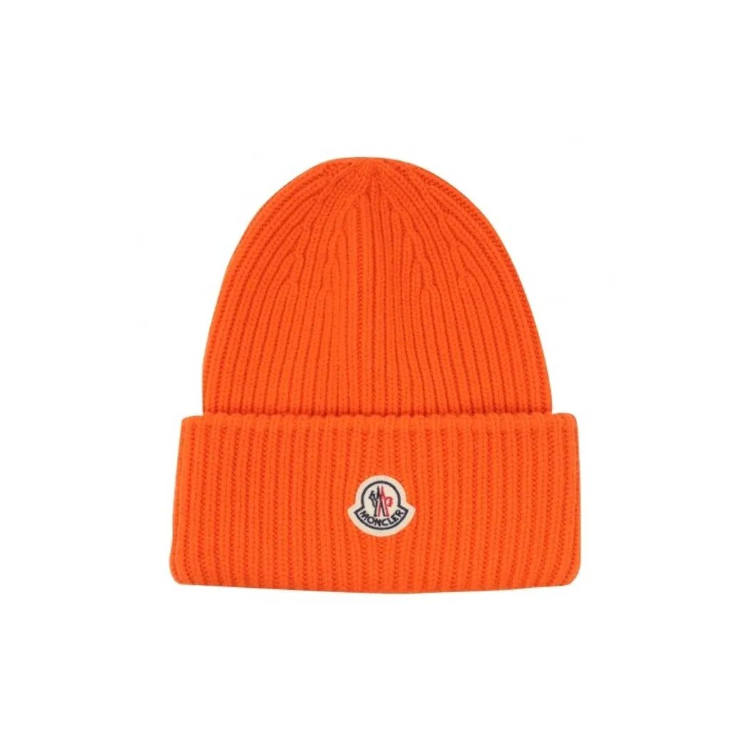 Moncler Wool Beanies Men's Orange