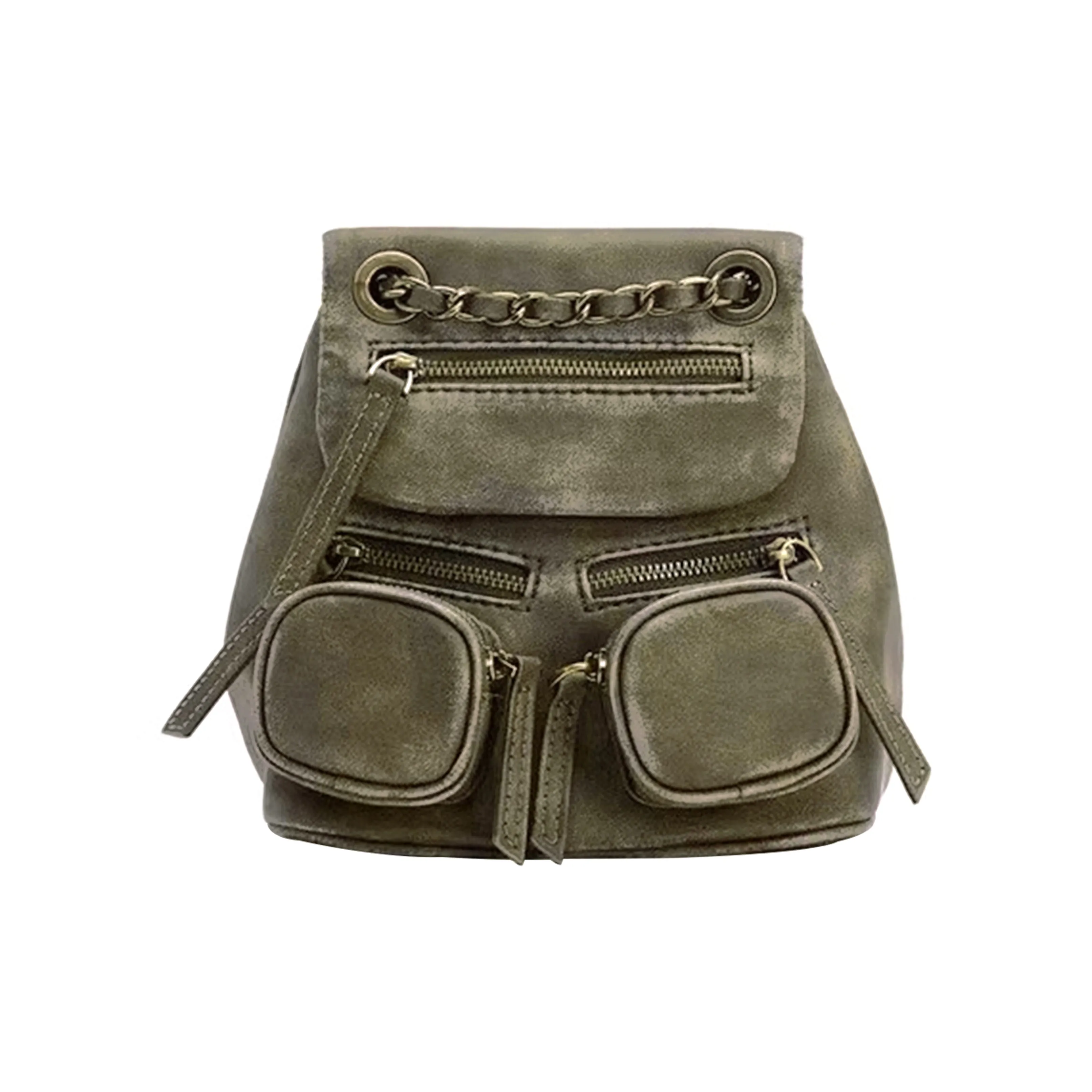 UNITE STAR ПУ (полиуретан) Cortex Ручной Рюкзак Средний Женский Серый Зеленый