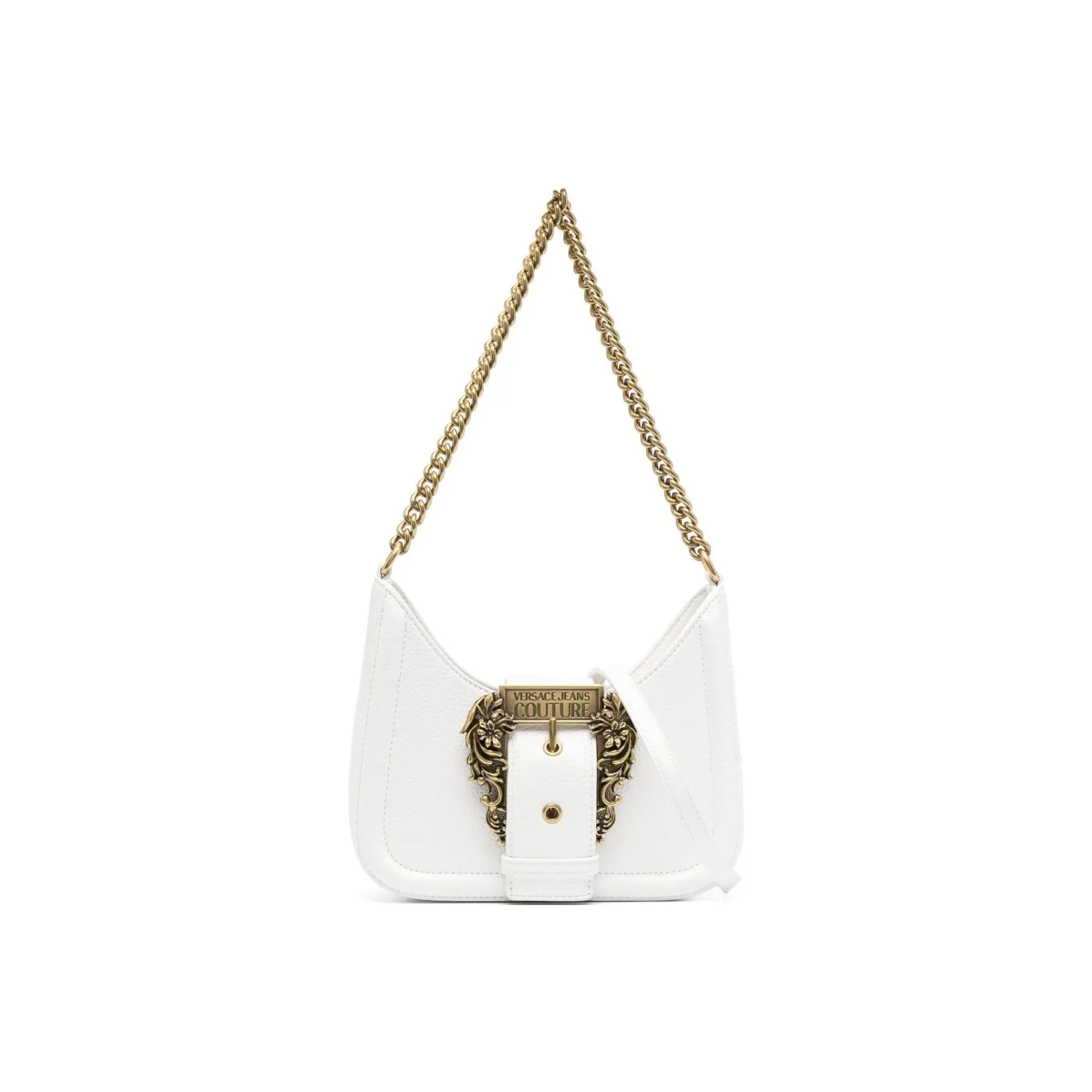 VERSACE JEANS COUTURE Polyurethane Crossbody Handbag, Shoulder Bag Women's White