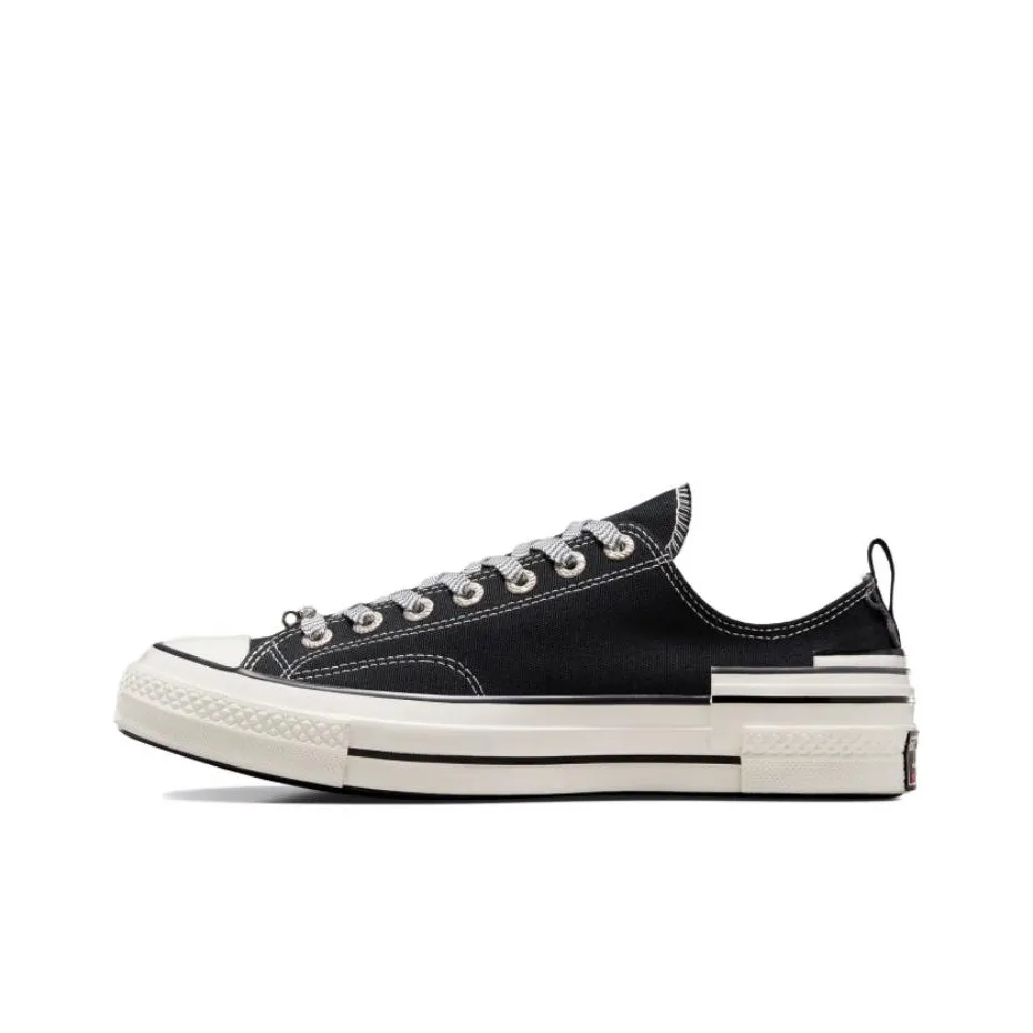 Chuck 70 Converse Hacked Heel Low 'Black Reflective'