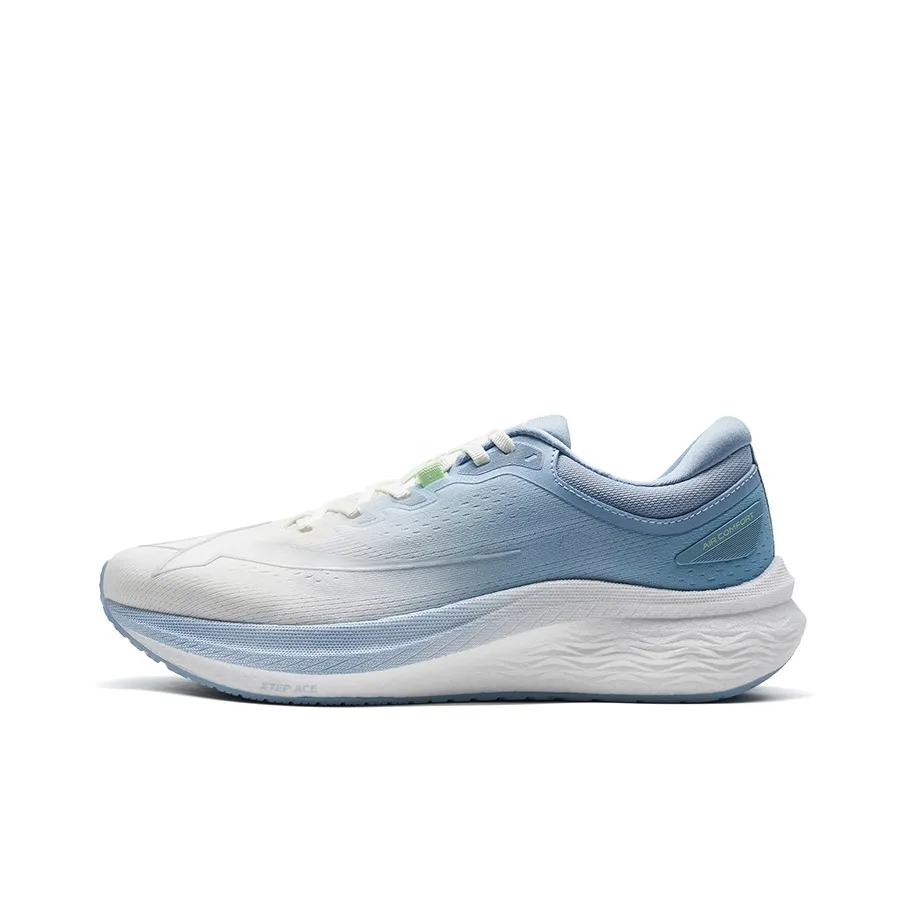 XTEP Anti-Slip Wear-Resistant Low-Top Running Shoes Men's Sail White/Evening Dusty Blue