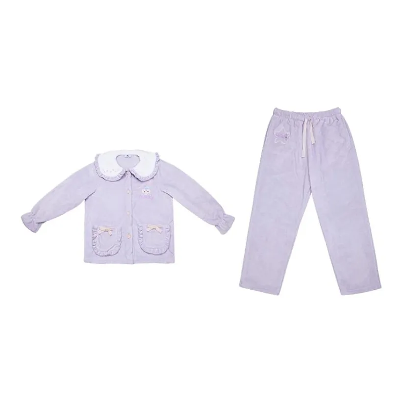 Disney Pajama Set Women's Light Purple
