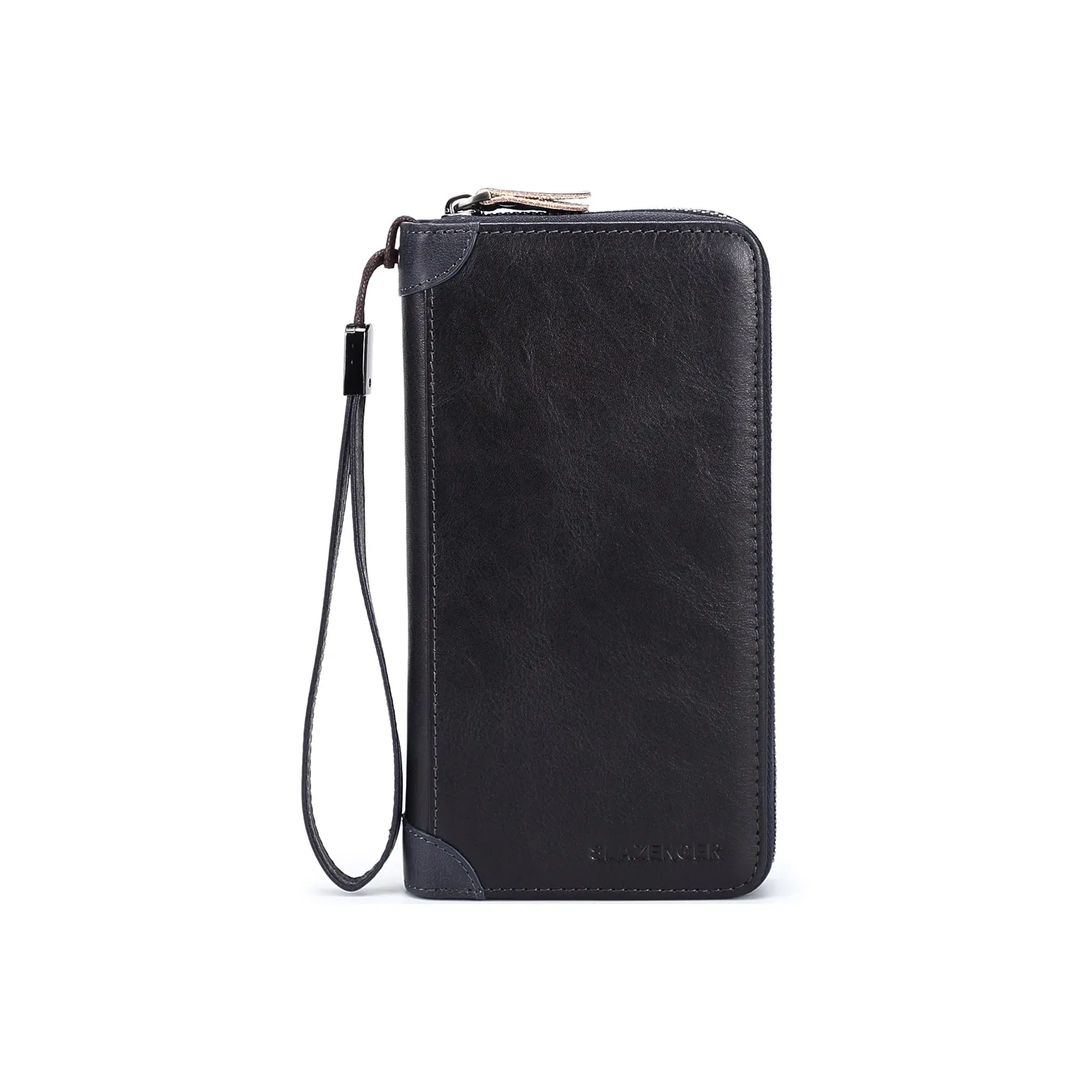 Slazenger Кошелек из коровьей кожи Holding стандартный унисекс черный