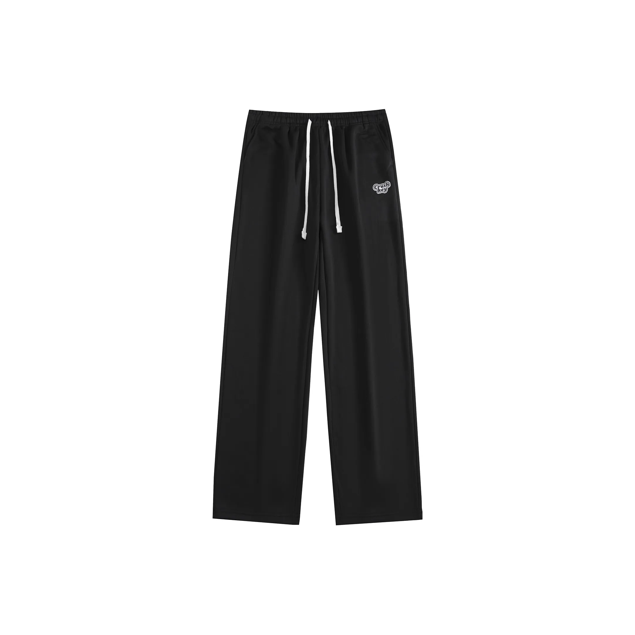 CRUSH KEY Casual Pants Unisex Black