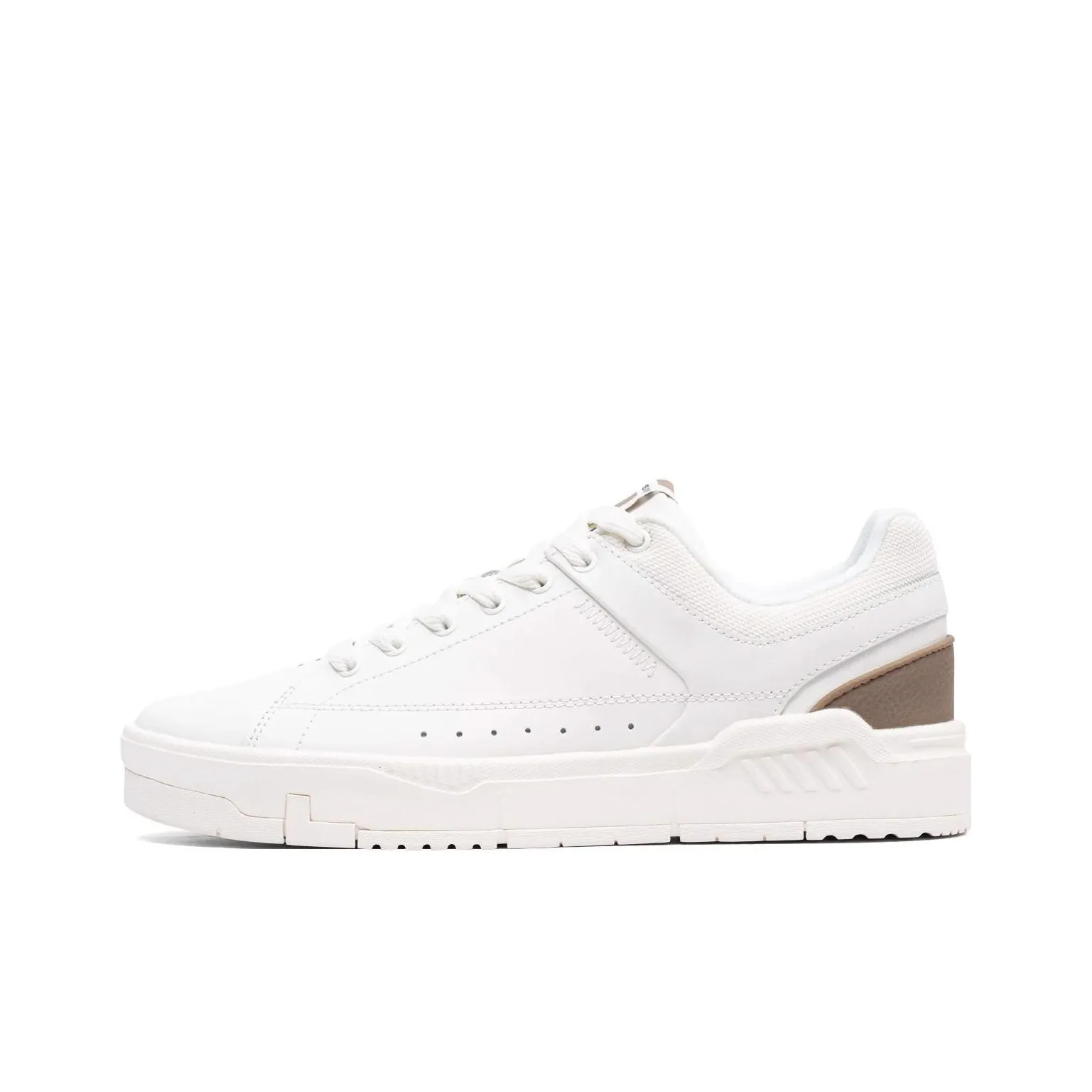 LiNing COMMON 70s Cushioning Wear Resistant Low Top Skateboard Shoes Men's White Brown