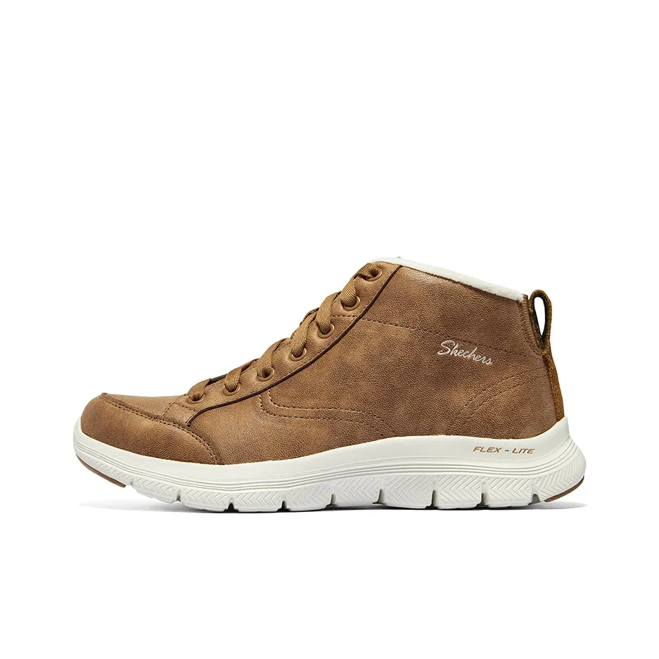 Skechers Flex Appeal 4.0 Warm And Wear Resistant Crew Snow Boots Women's Chestnut