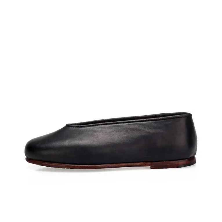 Neiliansheng Men's Thousand Hand Worked Sole Shoes Casual Shoes Men's Black