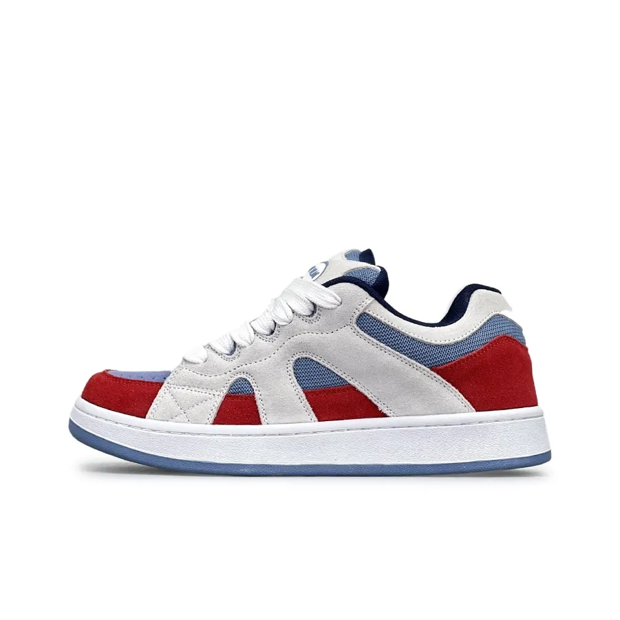 LuzaoT SUPER DRAG Anti Slip Wear Resistant Low Top Skateboard Shoes Unisex Mario