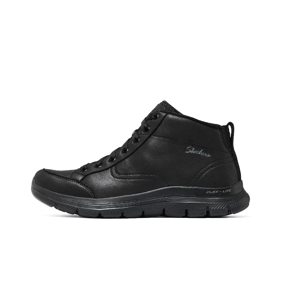 Skechers Flex Appeal 4.0 Warm And Wear Resistant Crew Snow Boots Women's Black