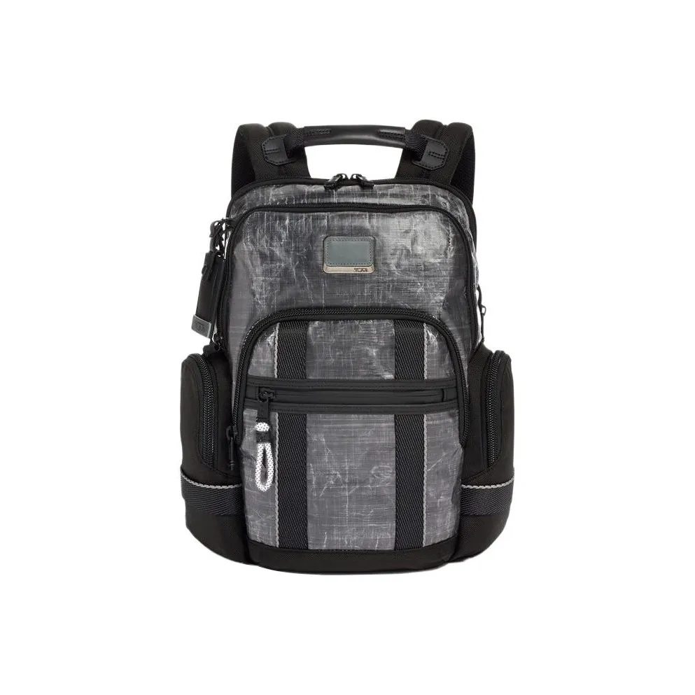 TUMI Alpha Bravo Nylon Backpack Men's Black/Gray