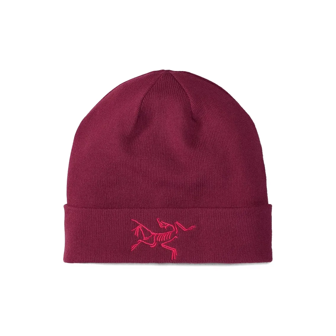 Arcteryx Трикотажная ткань Шапки-бини Унисекс Бордо Бургунди