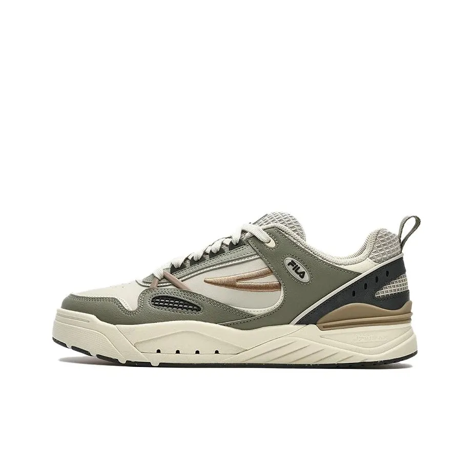 FILA SLAM Cushioned Wear Resistant Supportive Lightweight Low Top Casual Shoes Men's Light Green