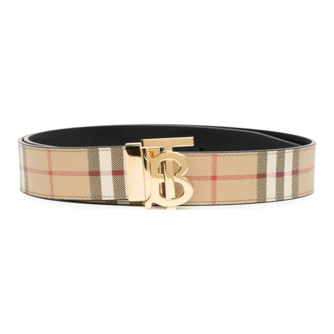 Burberry Reversible Check Tb Belt