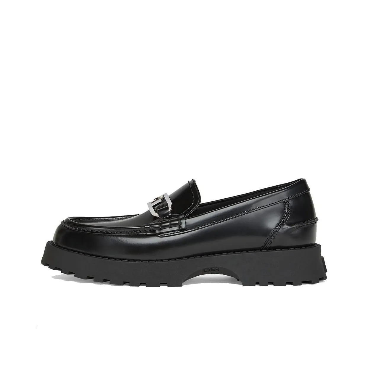 FENDI O'Lock Slip On Loafers