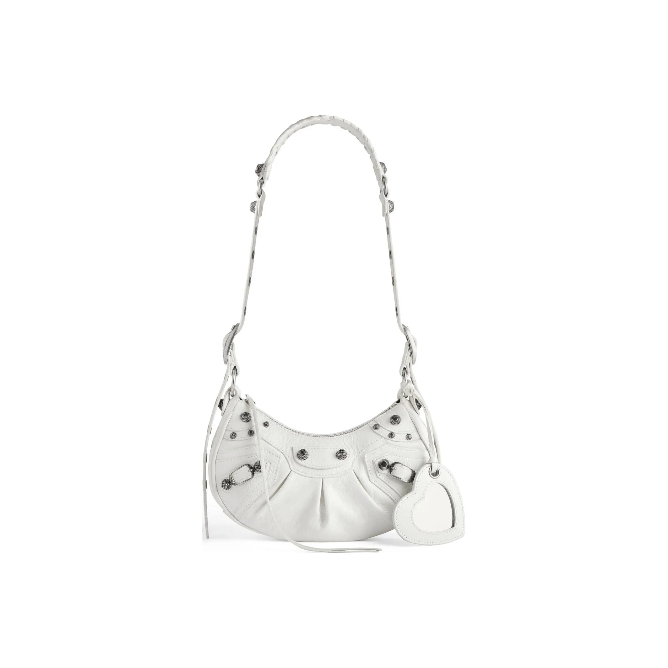 Balenciaga Le Cagole Shoulder Bag Xs White