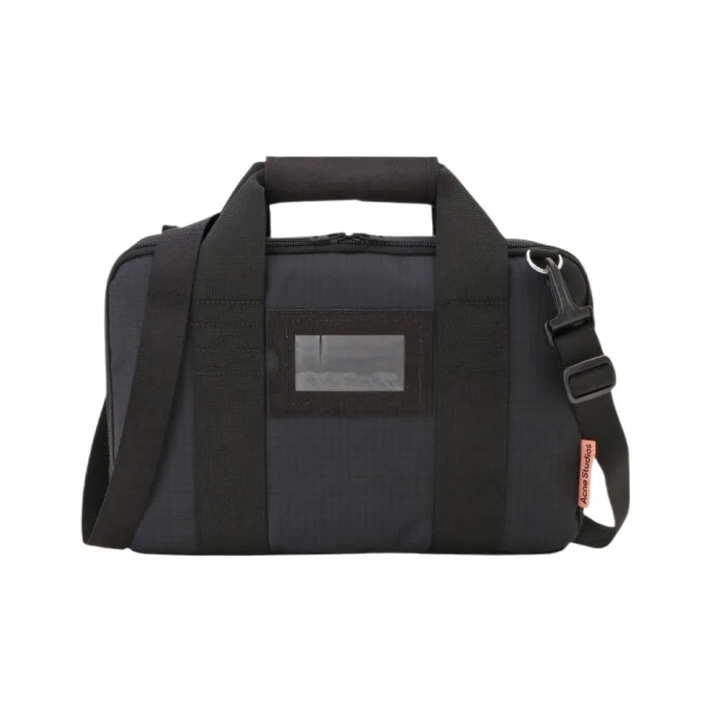 Acne Studios Nylon Laptop Bag Shoulder Crossbody Handbag Regular Unisex Black