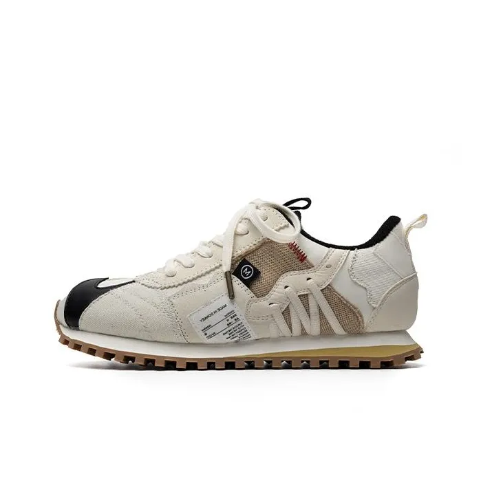 Mule Donkey Деконструктивизм Низкий Топ Casual 2cm Унисекс Белый