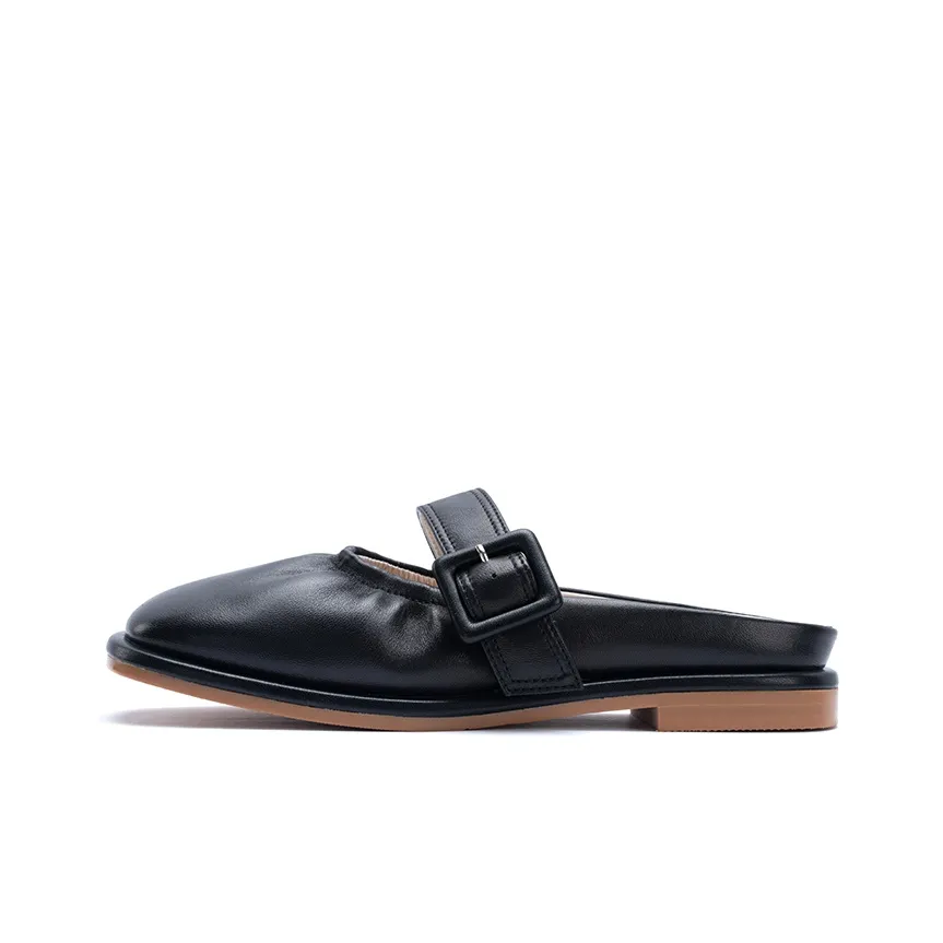 MALEMONKEY Flat Mules Women's Beige