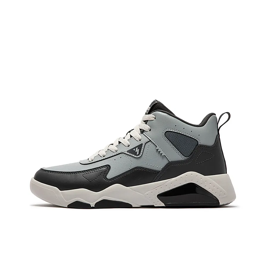 361° Winter Syndrome Thermal Slip Resistant High Top Skateboard Shoes Men's Gray Black