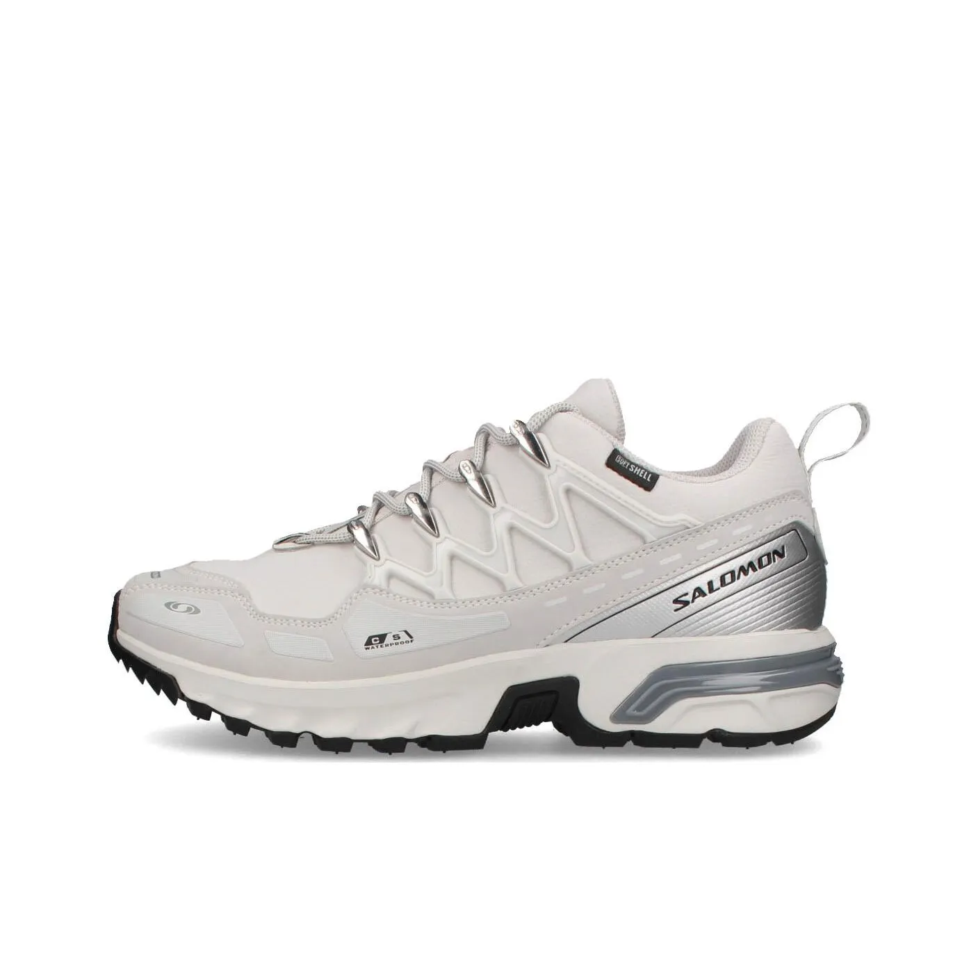 SALOMON ACS + Амортизация и Дышащий Низкий Топ Беговые кроссовки Унисекс Белый