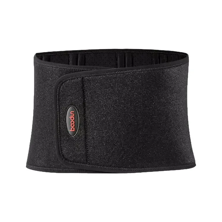 BOODUN Back Support Braces Running Breathable Protective One Size Black Neoprene