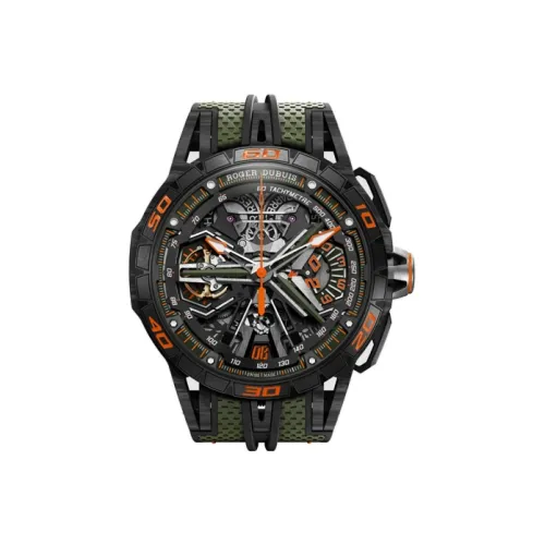 Roger Dubuis Автоматический Механический Movement Мужские Kings Racing Series Часы 45 мм с вырезом