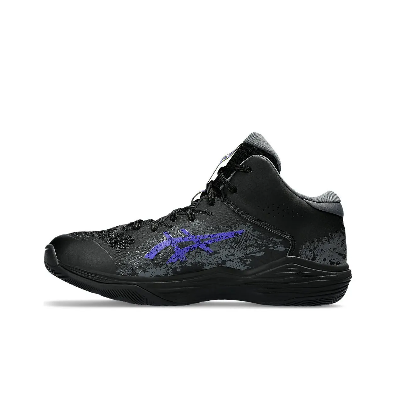 Asics Nova Flow 2 Амортизация Износостойкий Низкий Топ Баскетбольные Кроссовки Мужские Черные