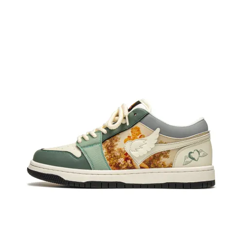 Youthloser Кроссовки для скейтбординга Low Top Бежево-зеленые Женские