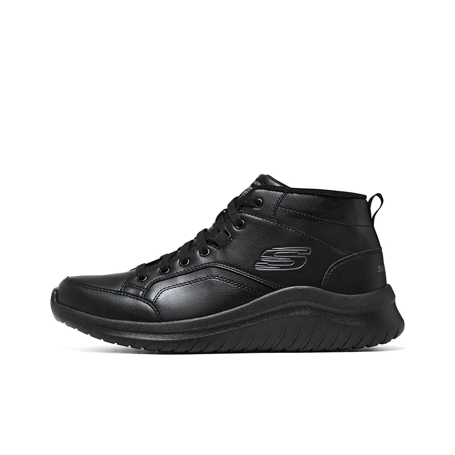 Skechers Ultra Flex 2,0 Амортизация MID Топ Кэжуал Мужской Черный