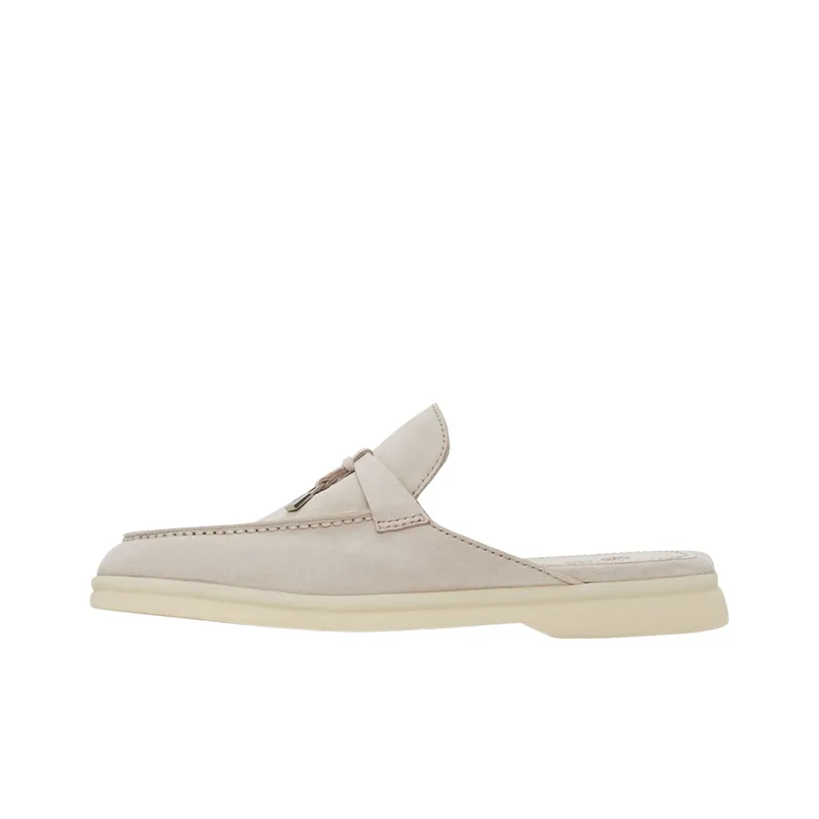 Loro Piana Closed Toe Slippers Women's Beige