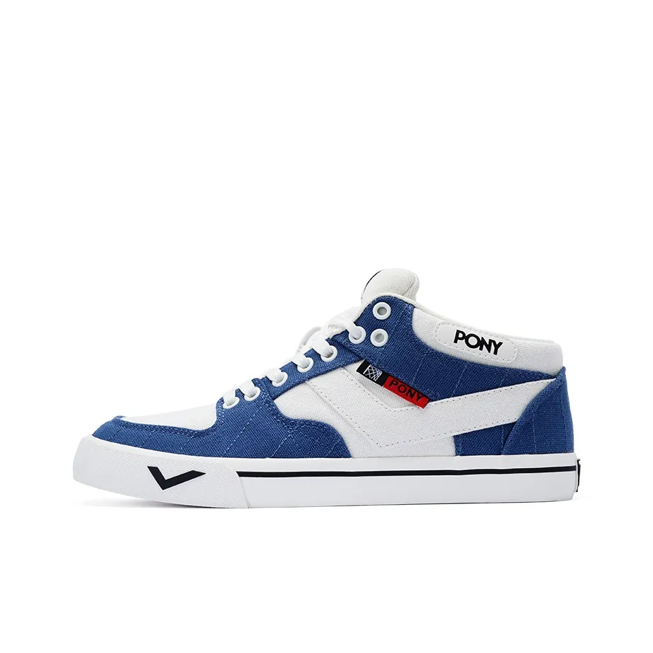 PONY Atop Breathable Low Top Skateboard Shoes Men's Blue