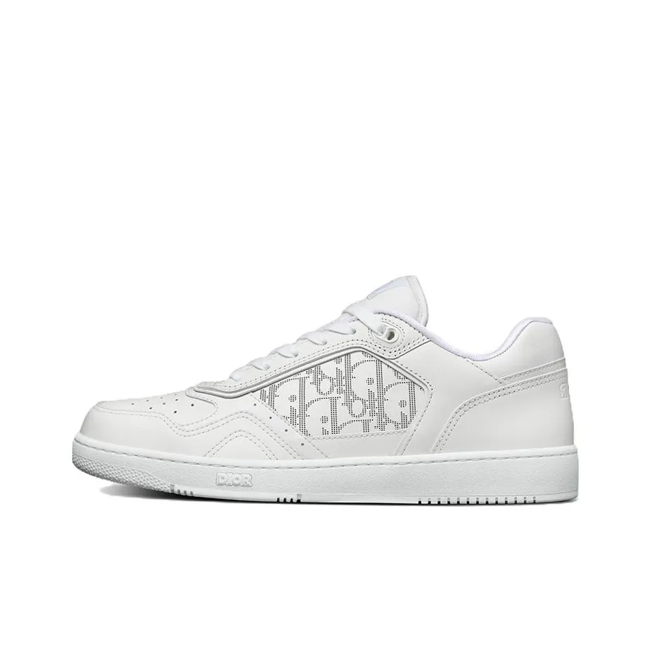 DIOR B27 Low Top White Calfskin