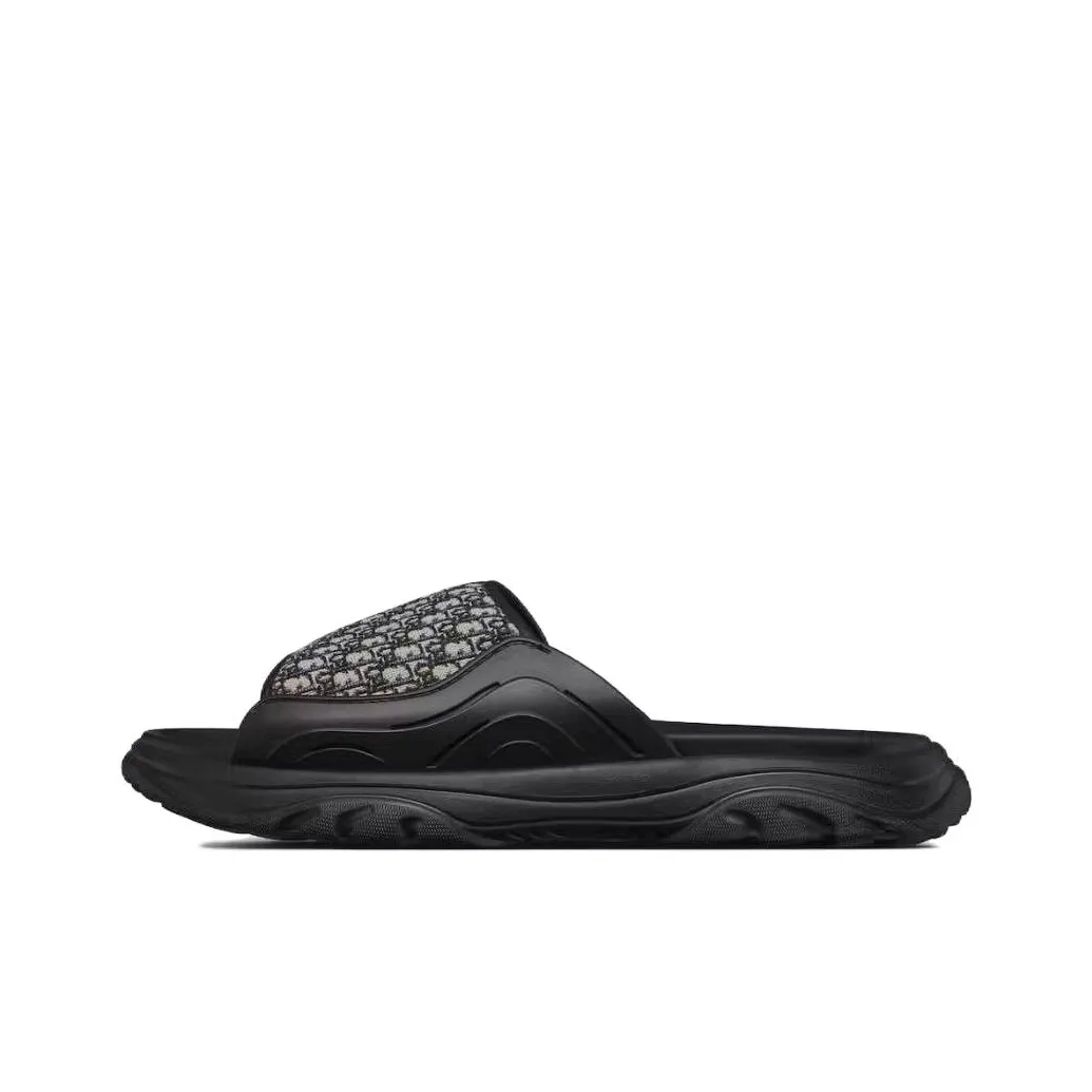 DIOR H-Town Sandal 'DIOR Oblique - Black'