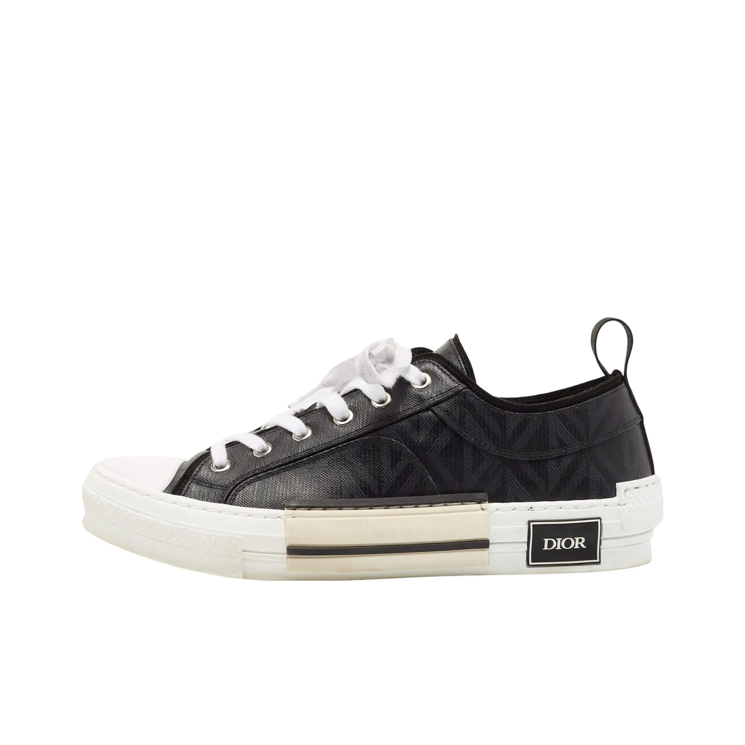 DIOR B23 Low Top Black Cd Diamond