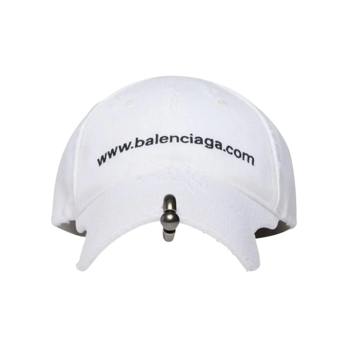 Balenciaga Front Piercing Faded Cap