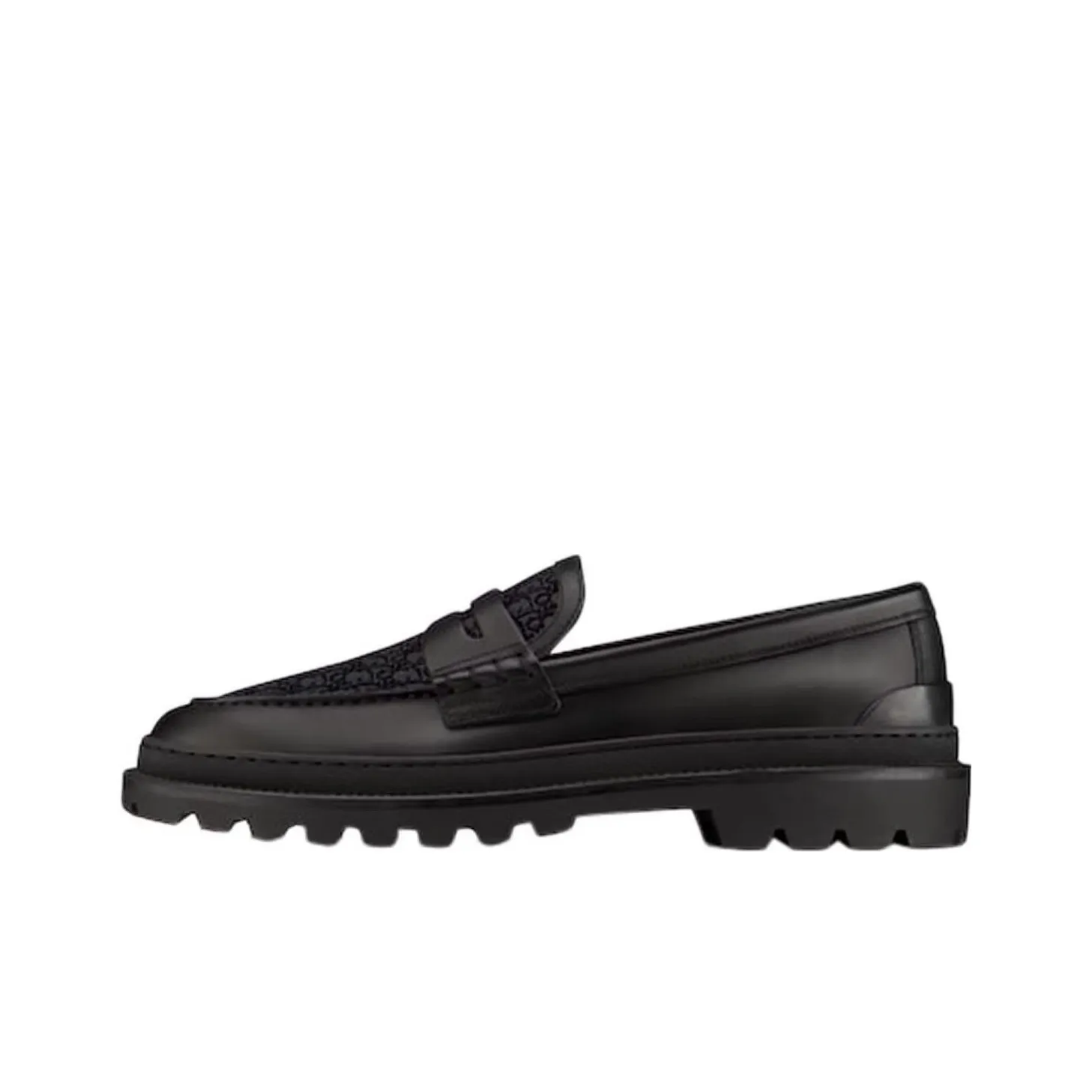 DIOR Explorer Loafer Black Black DIOR Oblique Jacquard Women's
