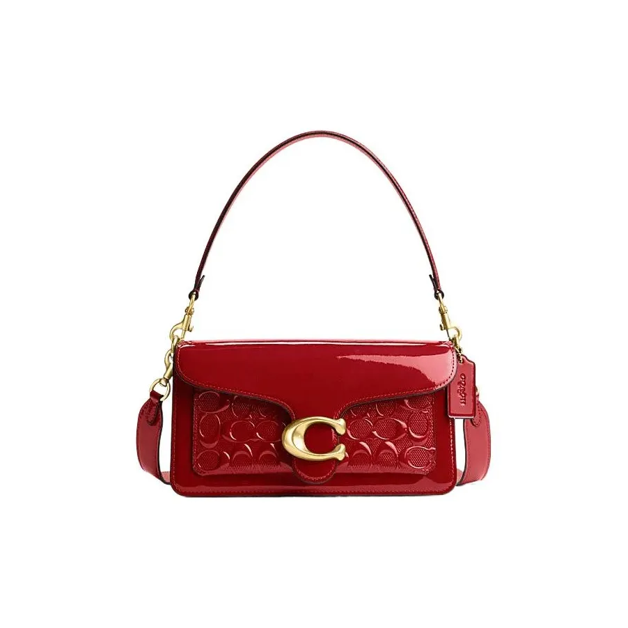 COACH Tabby Crossbody Bags Women's Red