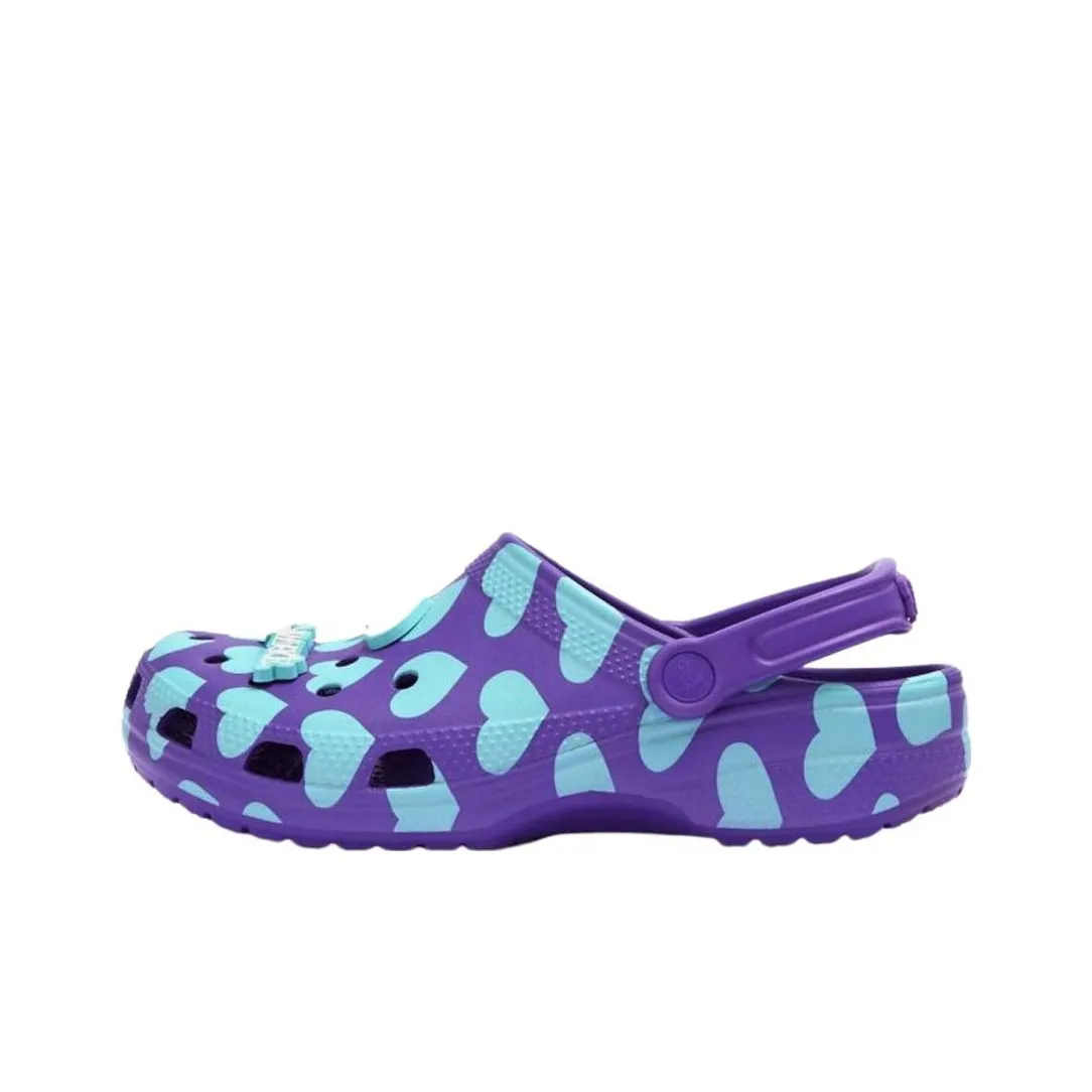 Crocs X Awake Ny Classic Clogs 'Home Is Where The Heart Is   Purple'