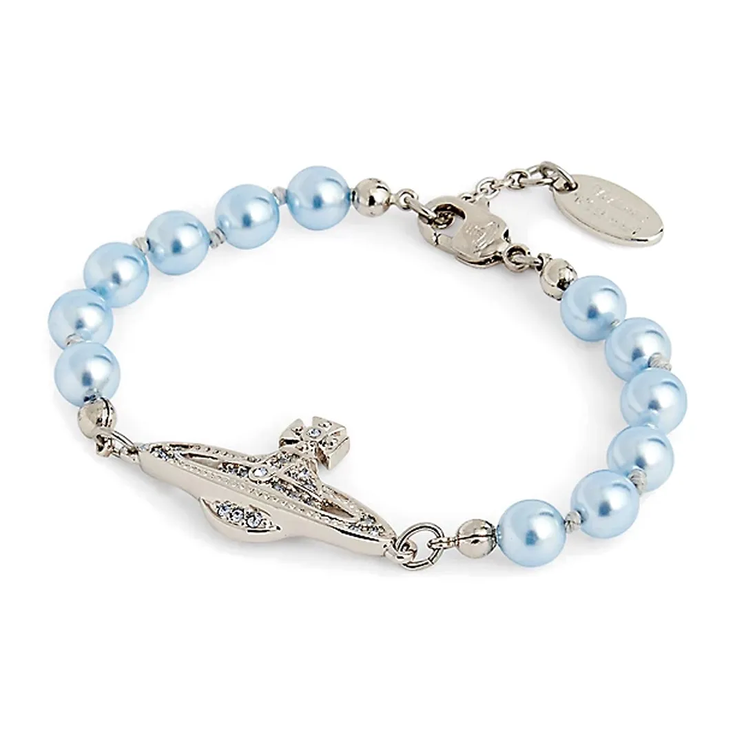 Vivienne Westwood Brass Bracelets Unisex Blue