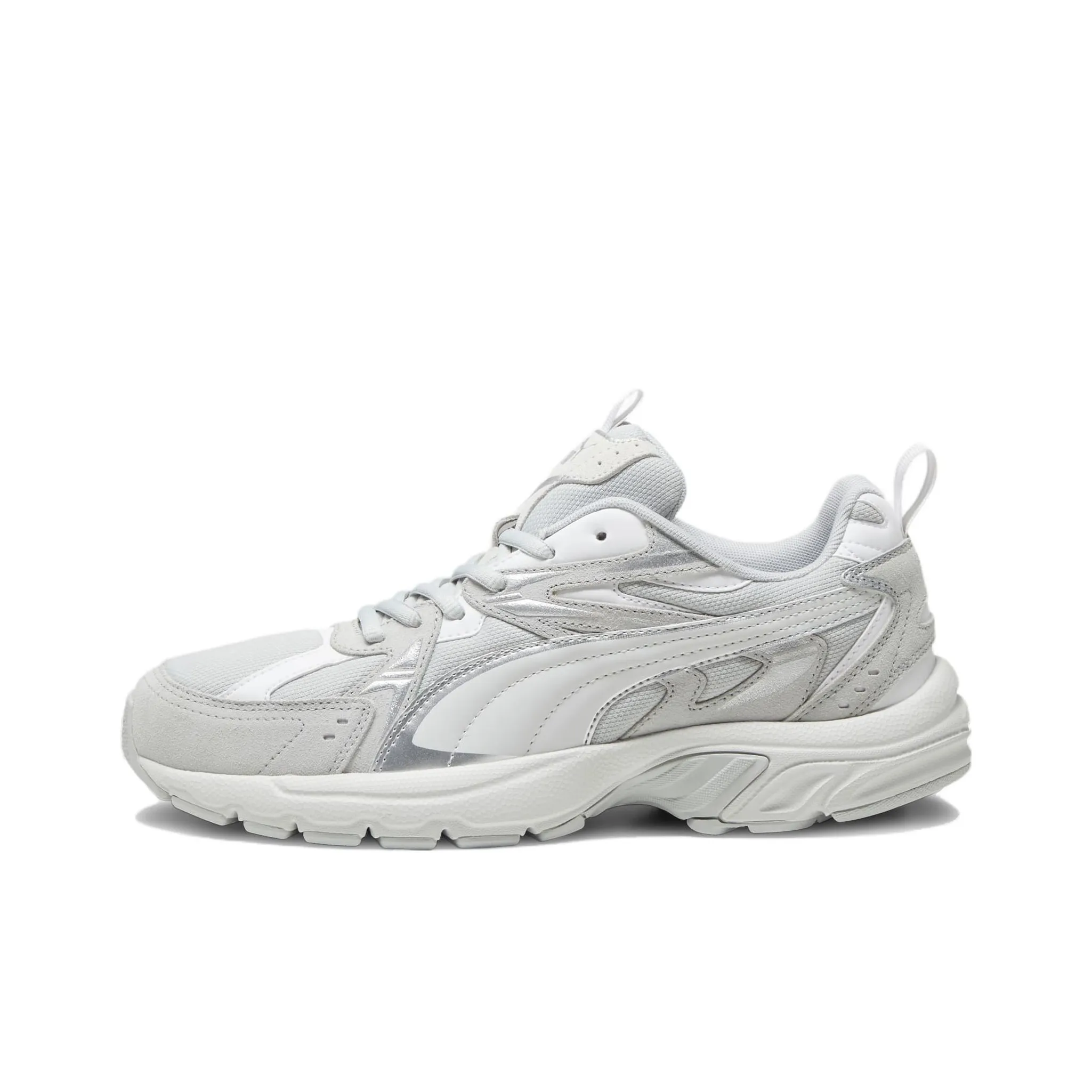 PUMA Milenio Амортизация Легкий Низкий Топ Беговые кроссовки Унисекс Белый