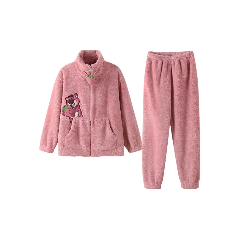 JINGYUN X Disney Пижамный комплект женский пастельно-розовый