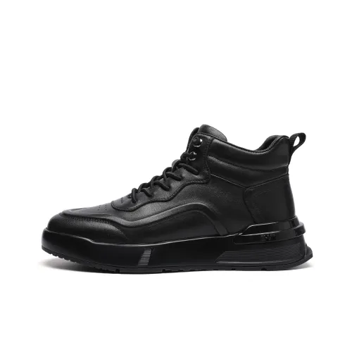 TRUMPPIPE Мужские повседневные туфли Low Top Черные Мужские