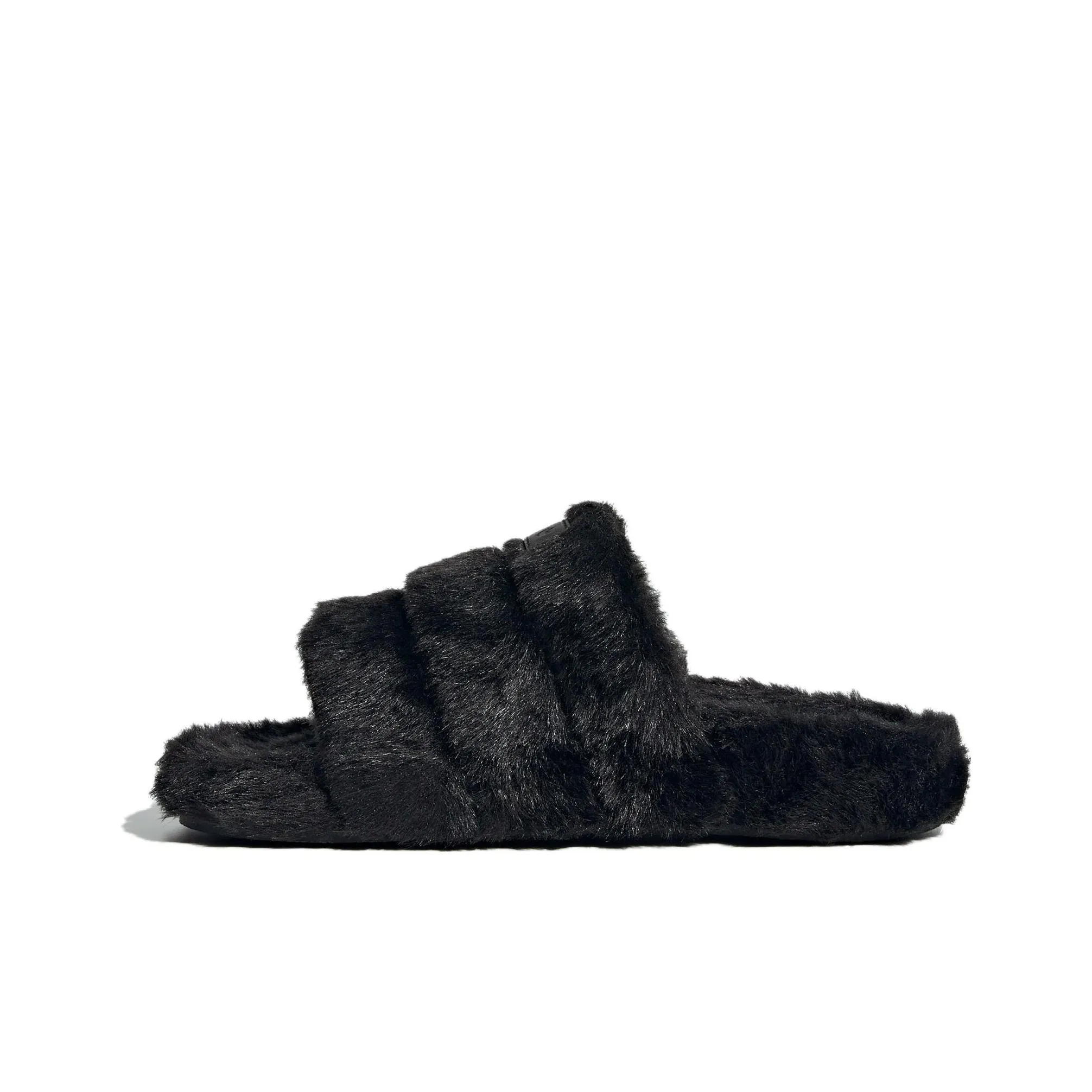 adidas originals Adilette Series Резиновая подошва Массаж Слипоны Женские Черный