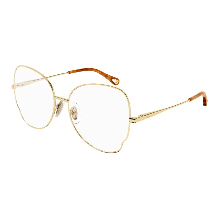 Chloe Metal Irregular Shape Sunglasses Unisex