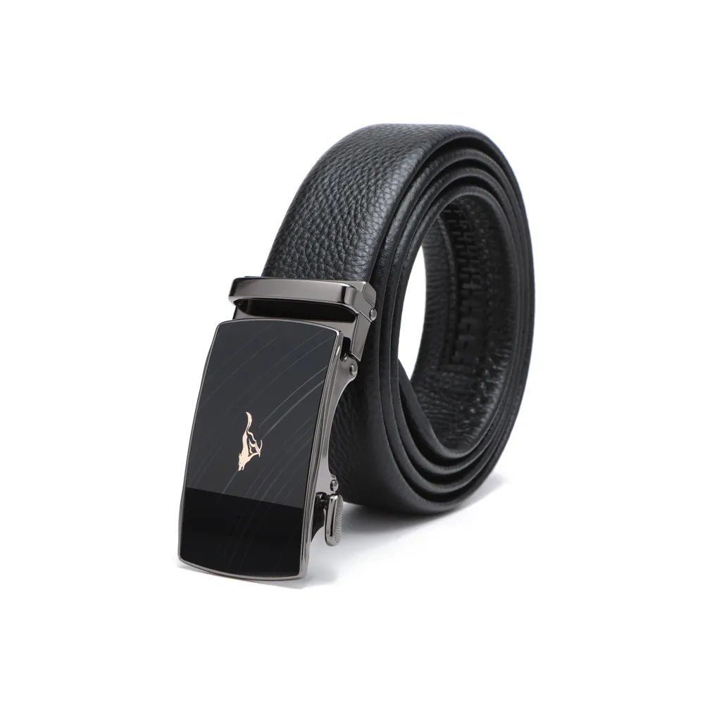 SEPTWOLVES High End Brand Cow Leather Leather Belts Men's Width 3.5CM
