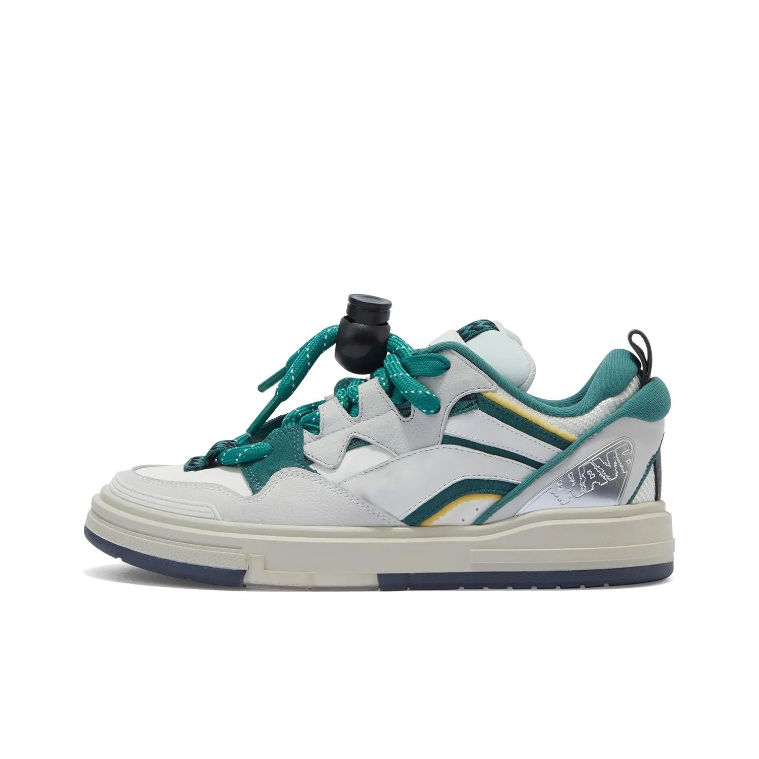 LiNing Wave SWAG Skateboard Shoes Men's Low Top Wild Duck Green