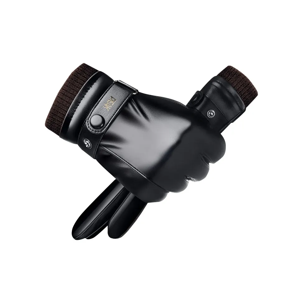 PEAK PU Synthetic Leather Gloves Unisex