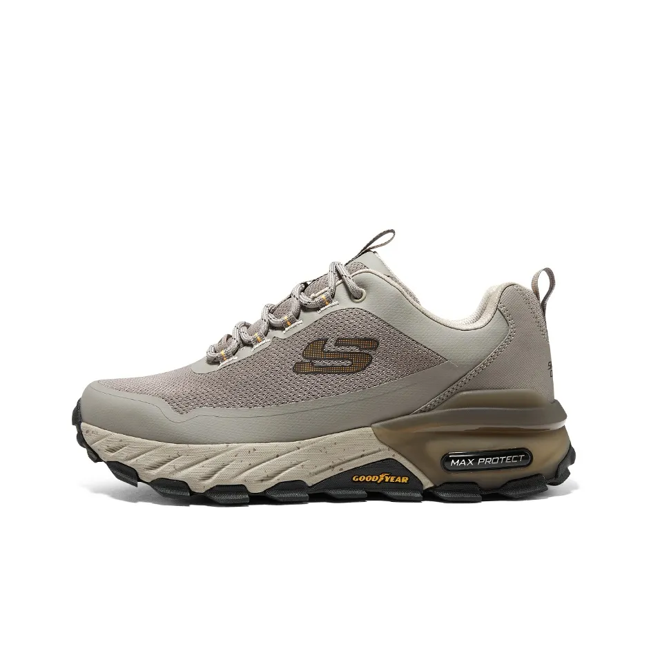 Skechers Max Protect Low Top Outdoor Shoes Men's Gray