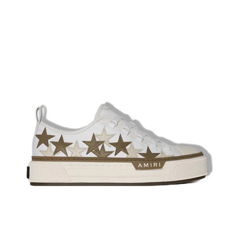 AMIRI Women's Stars Court Low 'White Brown'