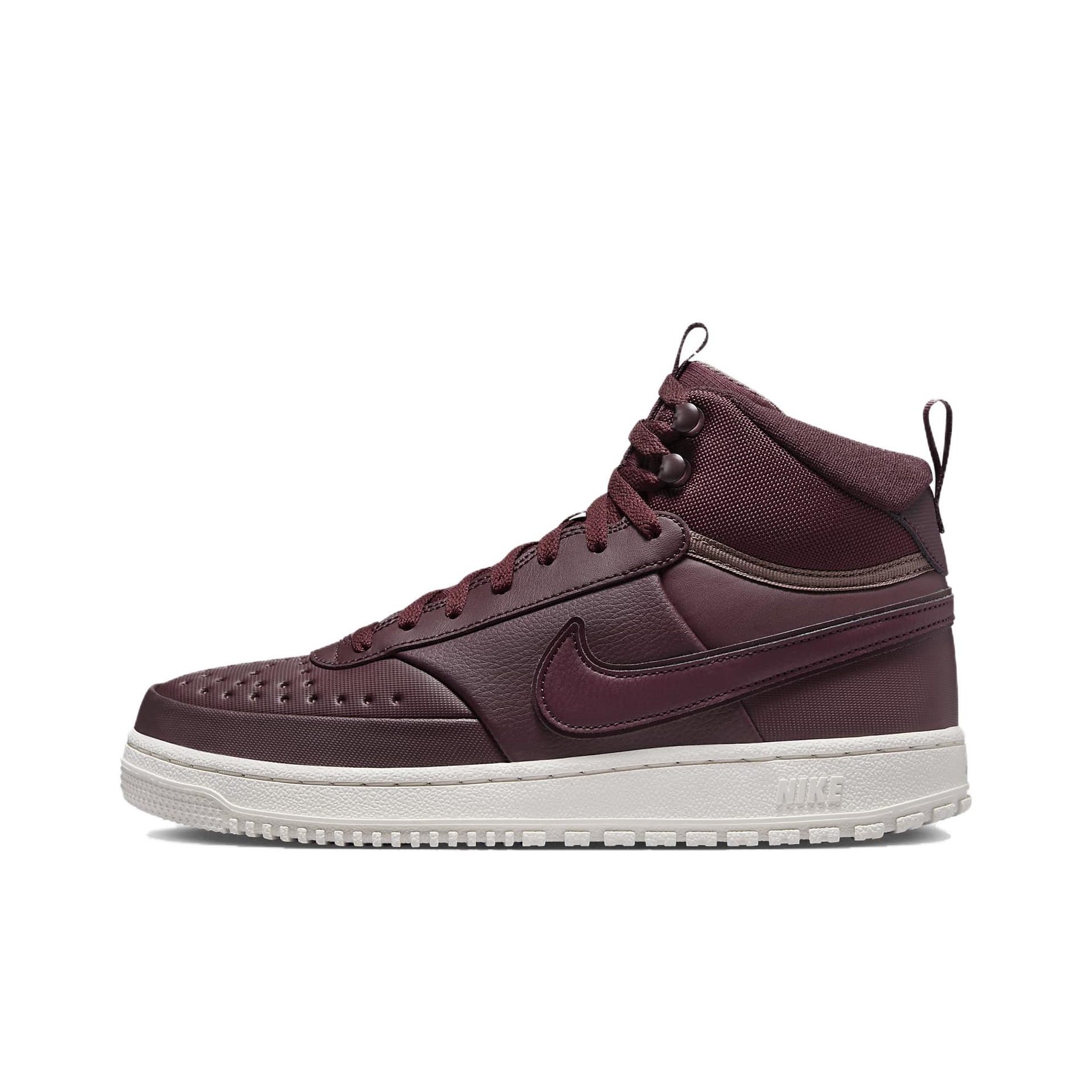 nike air force 1 mid burgundy